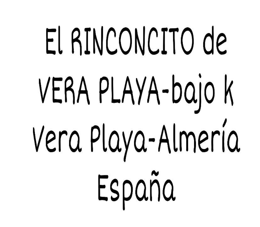El Rinconcito De Vera Playa - Bajo K Eksteriør billede